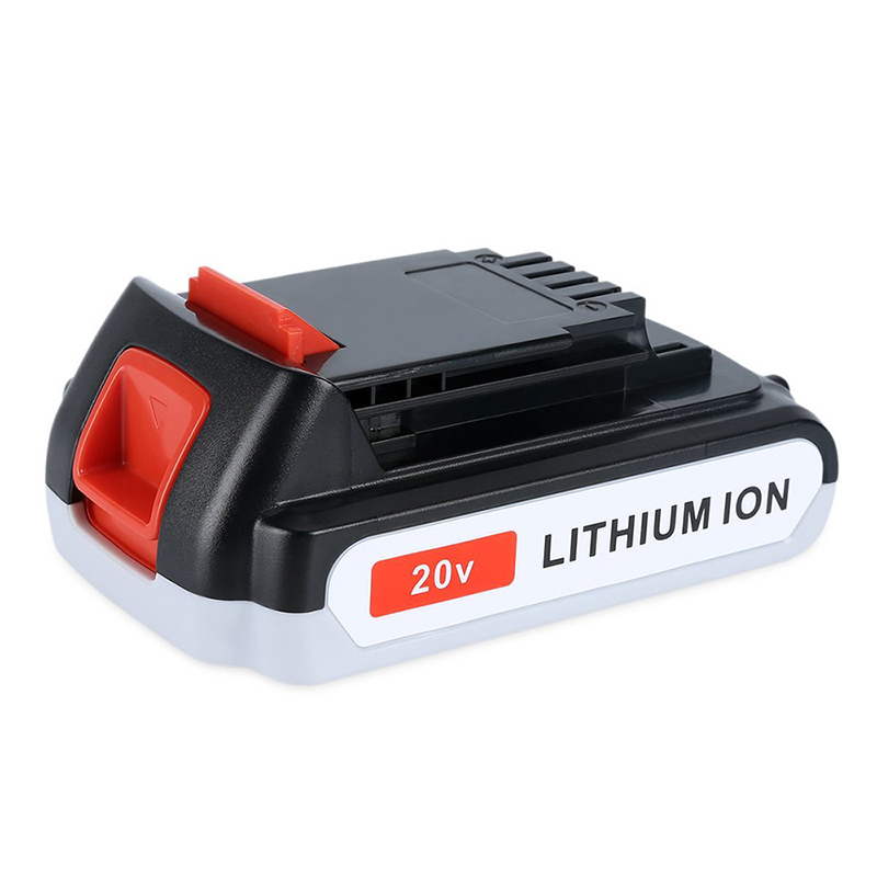Li-ion 2000mAh 20V Replacement Cordless Batteries for Black & Decker LB20, LBX20, LBX4020, LB2X4020 Tools