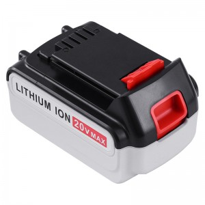 Li-ion 20V 4000mAh Replacement Batteries for Black & Decker LB20, LBX20, LBX4020, LB2X4020 Cordless Tools