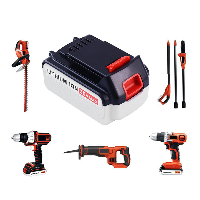 For Black & Decker LB20, LBX20, LBX4020, LB2X4020 Tool Batteries Replacement Li-ion 20V 6000mAh Battery Pack