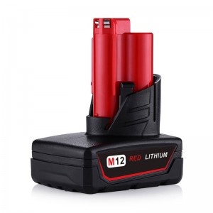 Replacement 12V 5000mAh Lithium Batteries for Milwaukee 48-11-2411 M12 Cordless Drills