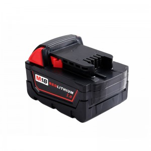 Lithium 18V 3000mAh Replacing Cordless Drill Batteries for Milwaukee 48-11-1840 M18