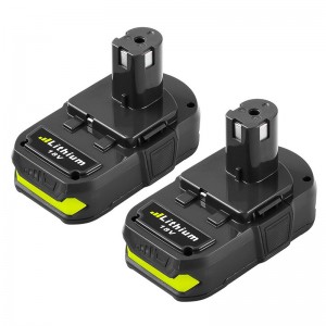 For Ryobi P102, P103, P104 2000mAh 18V Li-ion Replacement Power Drill Batteries